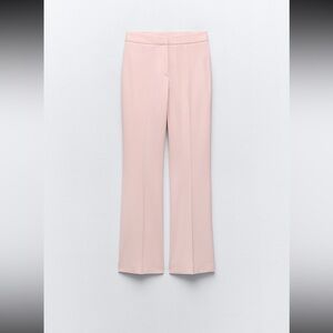 ZARA EUC Pink flare full length pants. Pink SZ.M, 28 inches long, 28 in waist